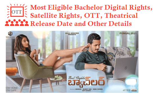 Most Eligible Bachelor Movie Digital Rights, Satellite Rights