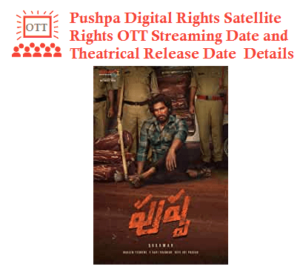 Pushpa Digital Rights Satellite Rights OTT Streaming Theatrical Release Date Details