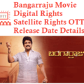 Bangarraju Movie Digital Rights Satellite Rights OTT Release Date Movie Link Details