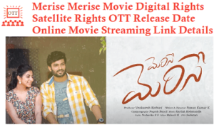 Merise Merise Movie Digital Rights Satellite Rights OTT Release Date Online Streaming Link Details