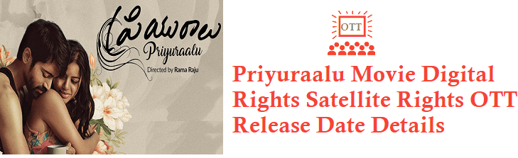 Priyuraalu Movie Digital Rights Satellite Rights OTT Release Date Details