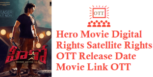Hero Movie Digital Rights Satellite Rights OTT Release Date Details