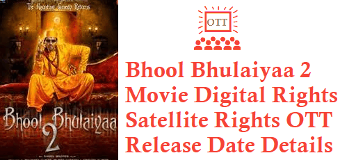 Bhool Bhulaiyaa 2 Movie Digital Rights Satellite Rights OTT Release Date Details