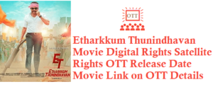 Etharkkum Thunindhavan Digital Rights Satellite Rights OTT Release Date Online Movie Link Details Etharkkum Thunindhavan Movie Digital Rights Satellite Rights OTT Release Date Details