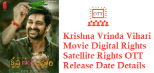 Krishna Vrinda Vihari Movie Digital Rights Satellite Rights OTT Release Date Détails