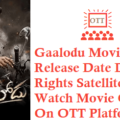 Gaalodu Movie OTT Release Date Digital Rights Satellite Rights Details