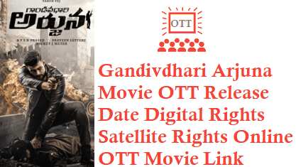 Gandivdhari Arjuna Movie OTT Release Date Digital Rights Satellite Rights Details