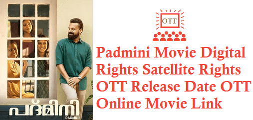 Padmini Movie Digital Rights Satellite Rights OTT Release Date Details